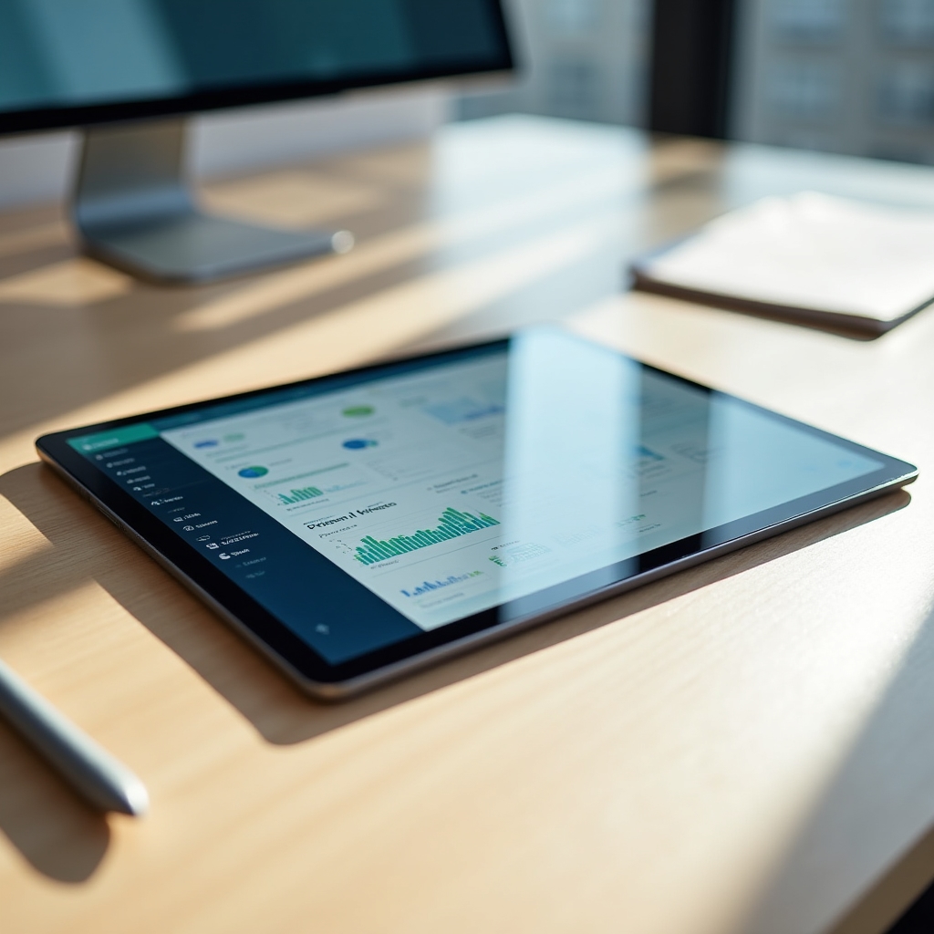 Übersicht der Patientenverwaltung mit Therapieverlauf auf einem Tablet